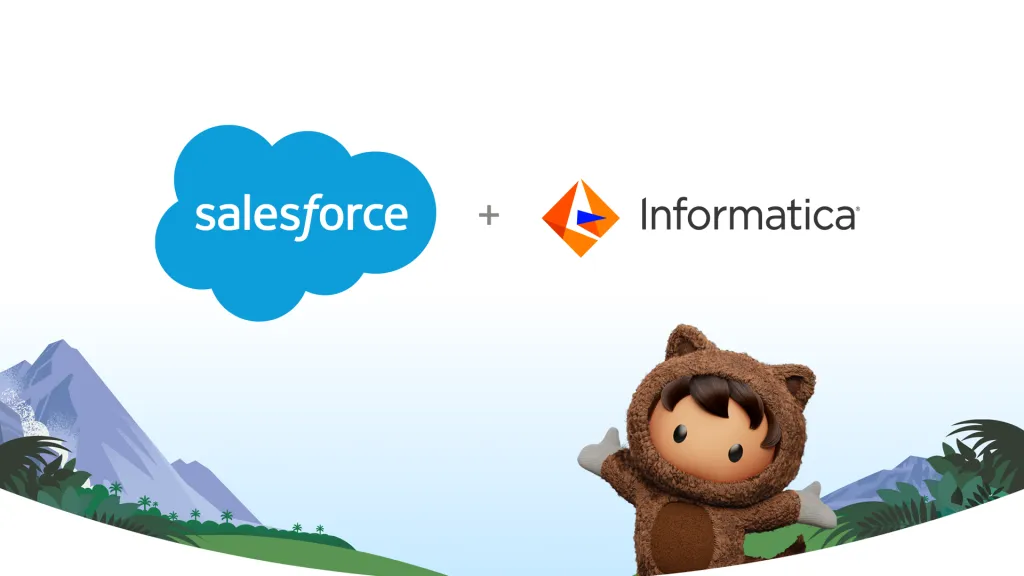 Salesforce and Informatica slide