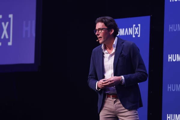 Stefan Weitz, Co-Founder and CEO of HumanX, speaks onstage during the HumanX AI Conference 2025
